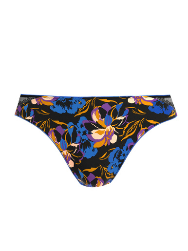 Slip microfibre imprimée Eloane - Sans Complexe - Sombre floraison