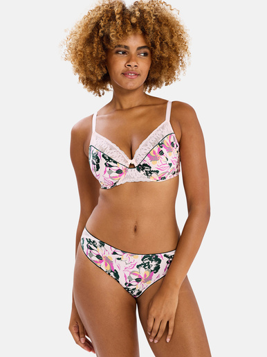 Slip microfibre imprimée Eloane