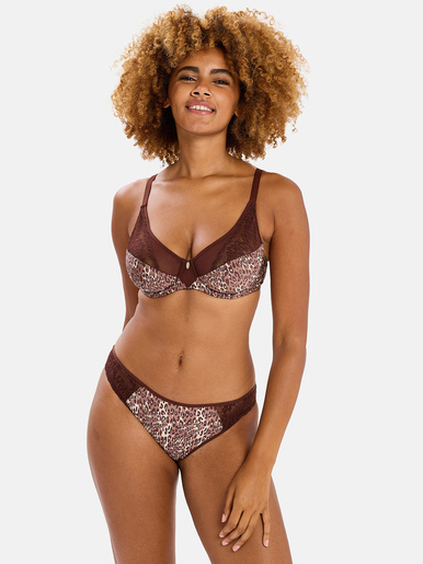 Slip imprimé animalier Naia