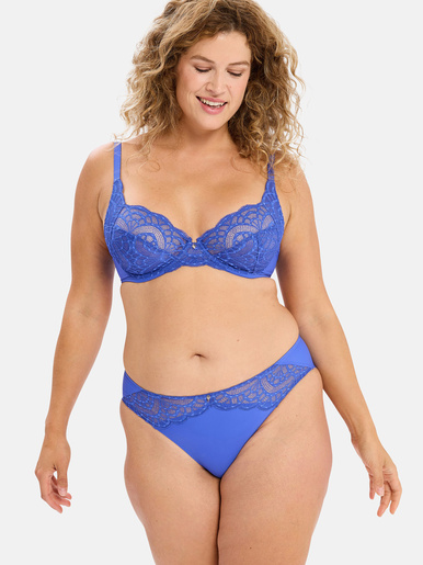 Slip dentelle et microfibre Charline