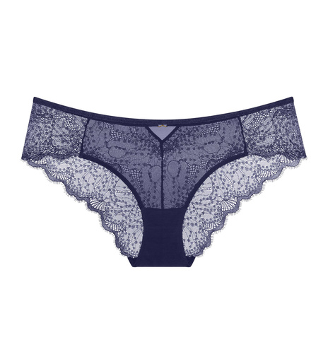 Culotte hipster Amourette Sparkle - Triumph - Bleu marine