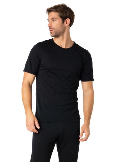 T-shirt homme col rond manches courtes