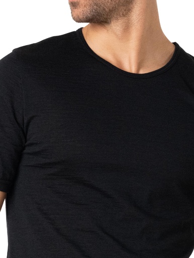 T-shirt homme col rond manches courtes