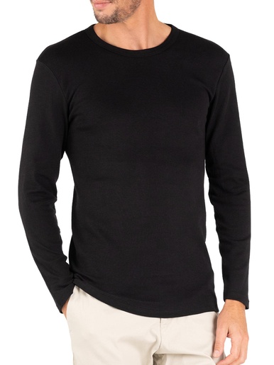 Tee-shirt col rond manches longues
