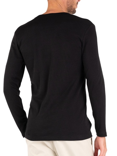 Tee-shirt col rond manches longues