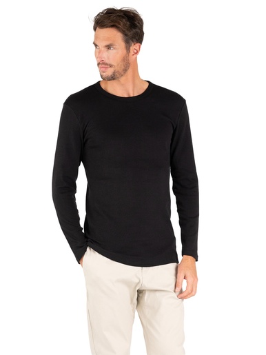 Tee-shirt col rond manches longues