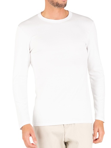 Tee-shirt col rond manches longues