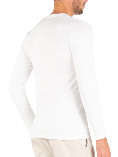 Tee-shirt col rond manches longues