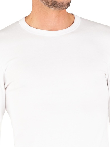 Tee-shirt col rond manches longues