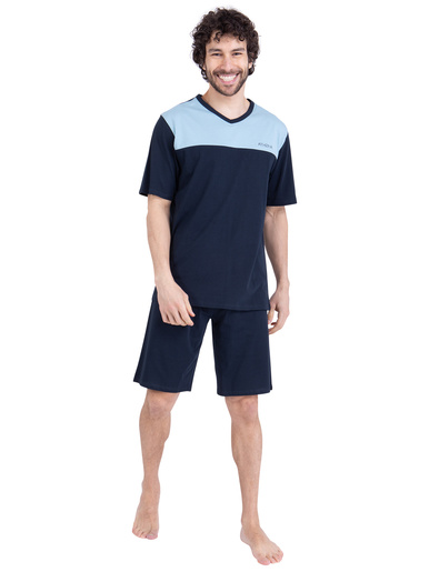 Pyjama court col V