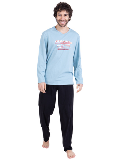 Pyjama long col V