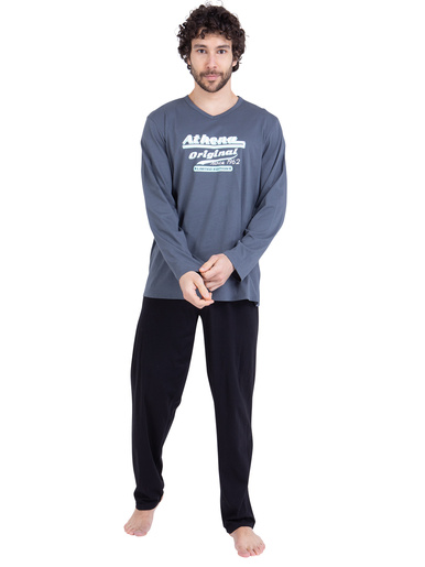 Pyjama long col V