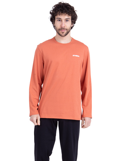 Pyjama long col rond