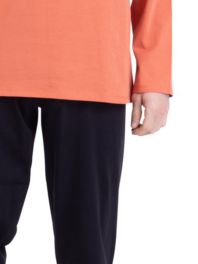 Pyjama long col rond