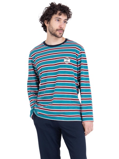 Pyjama long col rond