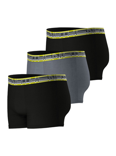 3 boxers en coton confort avec ceinture