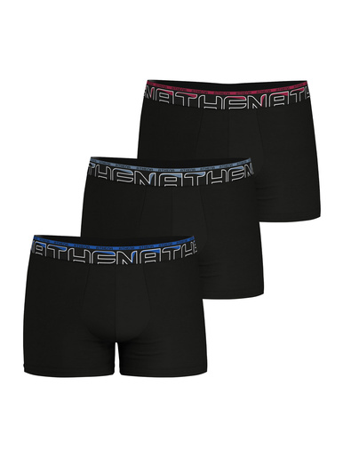 3 boxers en coton confort avec ceinture