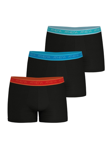 3 boxers en coton confort avec ceinture