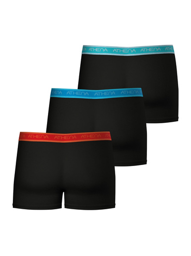 3 boxers en coton confort avec ceinture