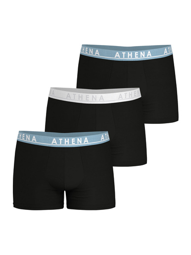 3 boxers en coton confort avec ceinture