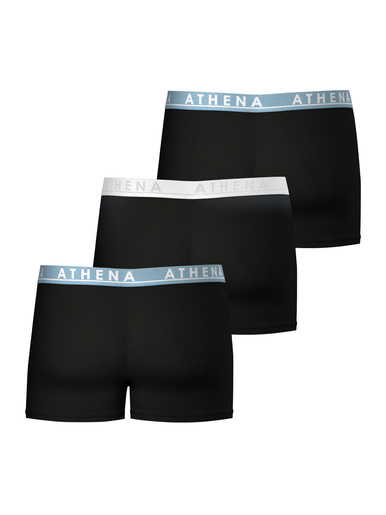 3 boxers en coton confort avec ceinture