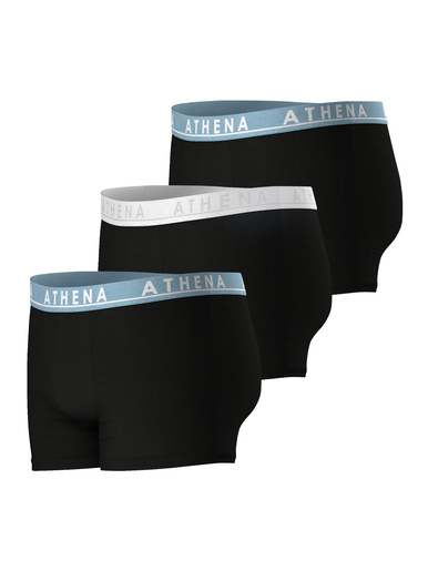 3 boxers en coton confort avec ceinture