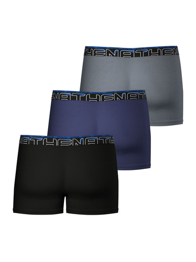 3 boxers en coton confort avec ceinture