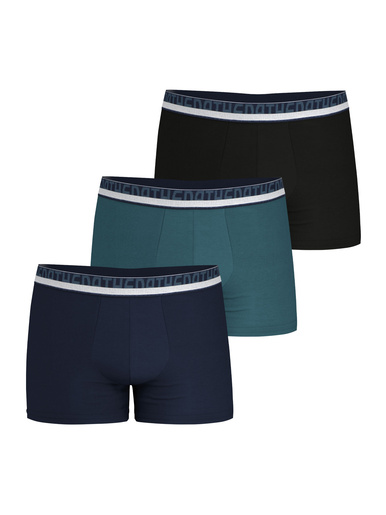 3 boxers en coton confort avec ceinture