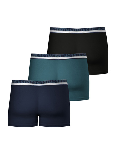 3 boxers en coton confort avec ceinture
