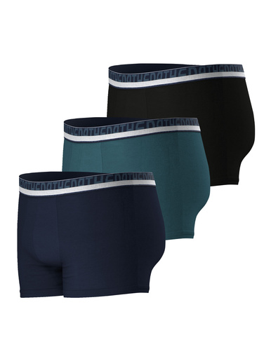 3 boxers en coton confort avec ceinture