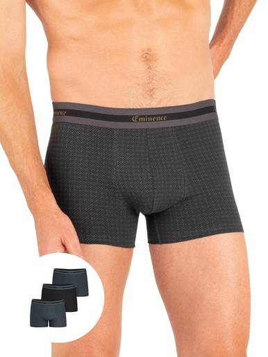 Lot de 3 boxers édition limitée - Eminence - Rectangle/noir/imprime